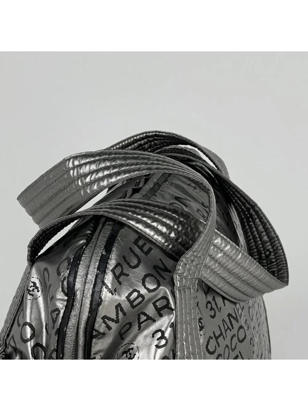 Chanel Unlimited Tote Nylon Silver